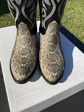 Cowtown Eastern Diamondback Rattlesnake Cowboy Boots