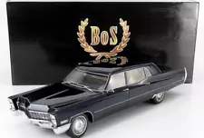 BoS 1967 CADILLAC FLEETWOOD 75 LIMOUSINE Dark Blue 1:18 LE 300pcs New*VERY RARE!