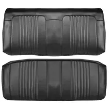 PUI 72XS10C 1972 Nova SS Rear Seat Upholstery, Black