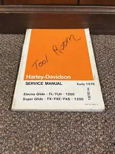 Genuine 1970 - 1978 Harley Davidson Electra Glide Super Glide Service Manual