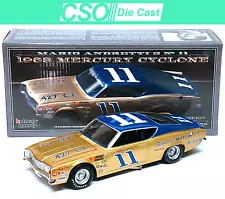 Mario Andretti 1968 Mercury Cyclone University of Racing 1/24 Die Cast NEW