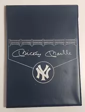 THE MICKEY MANTLE STORY CARD SET IN BINDER w/ TALKING BASEBALL CARD