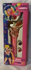 VTG 1992 SAILOR MOON Luminaire CRESCENT WAND Bandai Rare Scepter Stick W/box