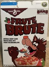 General Mills FRUIT BRUTE Cereal BOX (BOX ONLY!) 2013