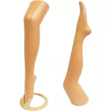 MN-189 (2 PC) FLESHTONE PAIR Plastic Female Hosiery Mannequin Display Leg 28"