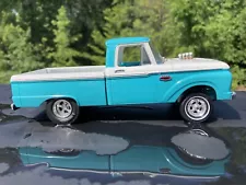 Built 1/25 Moebius 1966 F100 Short Bed Drag Truck