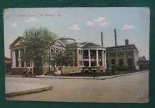 Estate Sale ~ Vintage Postcard - Carnegie Library, San Antonio, Texas