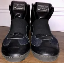 CALVIN KLEIN COLLECTION MID ELASTIC LEATHER & TEXTILE CHELSEA ON SALE $49.95