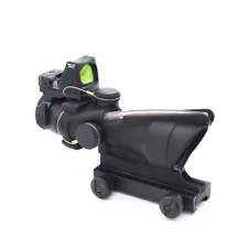 ACOG 4X32 New TA31 Red/Green Fiber Optics Scope Chevron Reticle Sight Shockproof