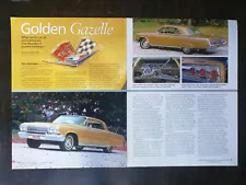 1962 Chevrolet Chevy Impala 4-Page Original Color Article - 622