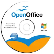 Open Office Software Suite for Windows-Word Processing-Home-Student-Business-CD