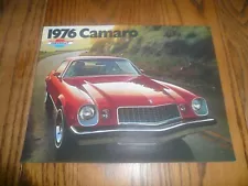 1976 Camaro Sales Brochure Rallye Sport Sport Coupe - Vintage