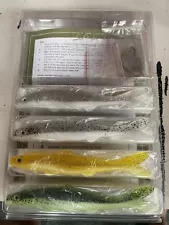 Banjo Minnow Original BM1002 Deluxe 100 Piece Fishing System Soft Lures Set