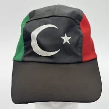 Turkey Turkish Flag Cap - Vintage 5 Panel StrapBack Hat - One Size