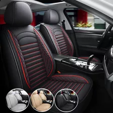 For Ford Mustang Car Seat Covers Leather Full Set Cushion Pad Mat -2 Front Seats