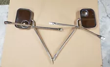 73 87 CHEVY GMC 3500 TRUCK STAINLESS TOW MIRRORS 3 POINT MOUNTING