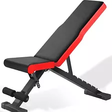 Adjustable Weight Bench 880LB Foldable Bench for Home Gym