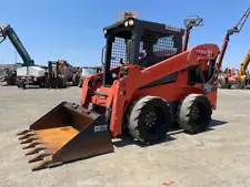 2019 Kubota SSV75 Skid Steer Diesel Kubota Wheel Loader Aux Hyd bidadoo