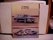 New ListingAUTO DEALER/SALES BROCHURE FOR "1977 CHEVROLET WAGONS" CAPRICE CLASSIC OTHERS