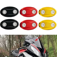 1 Pair Mirror Block Off Plates Mirror Cover Caps For BMW S1000RR 2009-2018 (For: 2015 BMW S1000RR)