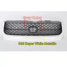 Fits Toyota Tundra 2014-2021 Front Upper Grille 040 Super White & Gray TRD Style