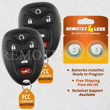 2 For Chevrolet Impala 2006 2007 2008 2009 2010 2011 2012 2013 Remote Key Fob