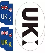 UK Car Stickers for Europe Premium Fade Resistant Vinyl Stickers 5 X Packs Sale