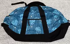 LL Bean adventure Duffle XX Large Extra-large Blue Floral Travel Storage Bag