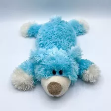 Sureshot Redemption Blue Bear Plush Shaggy Baby Lovey Floppy Stuffed Animal 12in