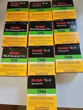 Kodak Super 8mm Film TRI-X 7266 B&W Reversal Film 10 Boxes Available Sold Each