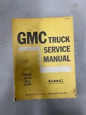 1970 GMC 4500 6500 Factory Shop Truck Service Manual Paper Book SKU7