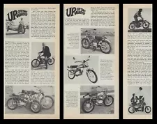 1971 Mini Bike Magazine Article Ad Cycle Indian Steen Benelli Suzuki Yamaha 71