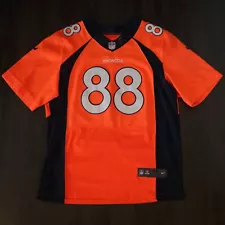 Demaryius Thomas Denver Broncos Nike Orange Size 48 Jersey Adult On Field NFL