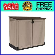 Keter Store-It-Out MIDI 4.3x3.7 ft Durable Resin Outdoor Storage Shed With Floor