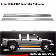 2 Pcs Outer Rocker Panel for 2004-2012 Chevrolet Colorado Crew Cab Gmc Canyon (For: 2004 Chevrolet Colorado)