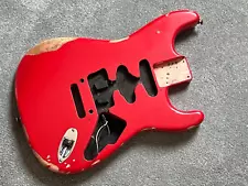 EVH red Frankenstein Frankenstrat Frankie Relic guitar body 3 lb 6 oz