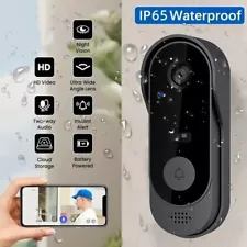 New ListingSmart Wireless Video Doorbell Security Camera Infrared Intercom Waterproof IP65