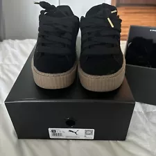 Size 10 - PUMA Fenty x Creeper Phatty Black Warm White W