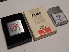 Vintage Zippo ruler rule 1960 Club Paris Anchorage Alaska AK advertising lighter