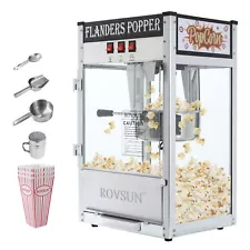 Commercial Quality Bar Theater Style Popcorn Popper Machine 8 oz Popcorn Maker