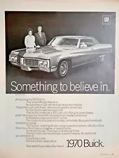 1970 Buick Electra Limited Print Ad 13"x10" General Motors