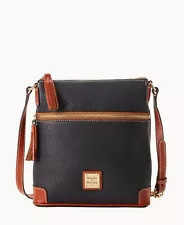 Dooney & Bourke Pebble Grain Small Tassel Crossbody Shoulder Bag