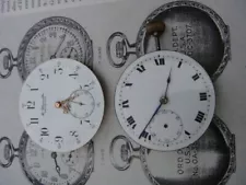 Swiss pocket watch maker project repair movement 1 runs , balances OK Bruxelles