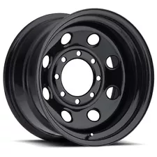 15x7 Vision HD 85H Soft 8 Gloss Black Wheel 5x5 (-6mm) CAPS SEPARATE (For: 2004 Jeep Grand Cherokee)