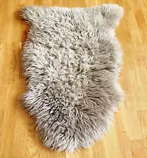 Lambs wool Rug Sheepskin Animal Hide Taxidermy Natural Fur Pelt Leather Craft