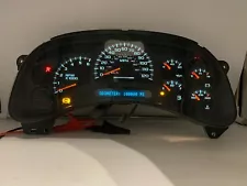 2006 CHEVROLET AVALANCHE USED DASHBOARD INSTRUMENT CLUSTER FOR SALE (MPH)