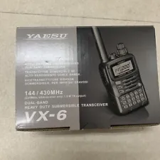 Yaesu VX-6 144/430MHz Dual Band Amateur Handy Transceiver FM Radio Japan