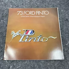 1973 Ford Pinto Vintage Sales Brochure Catalog