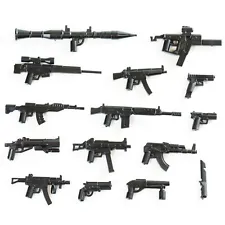 BrickTactical Modern Combat Weapon Pack SWAT ARMY Military Minifig Accessories