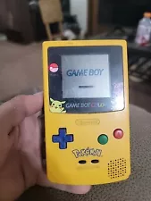 Gameboy Color Pokemon Pikachu Edition Console